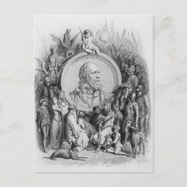 Postal Portada de los "idiotas del rey" (Anverso)