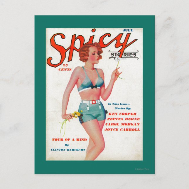 Postal Portada de Spicy Magazine (Anverso)