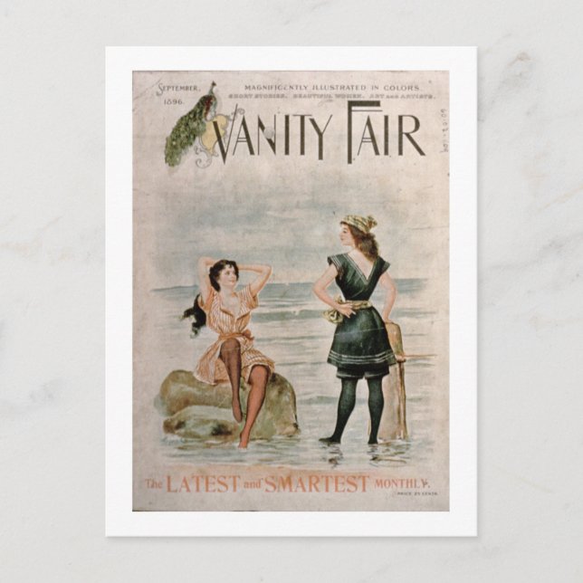 Postal Portada de "Vanity Fair", septiembre de 1896 (colo (Anverso)