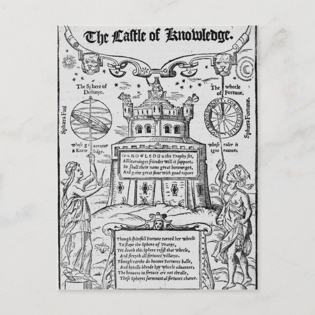 Postal Portada del 'Castillo del Conocimiento' (Anverso)