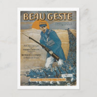 Portada del libro de canciones de Beau Geste