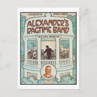 Postal Portada del libro de canciones de la banda de ragt