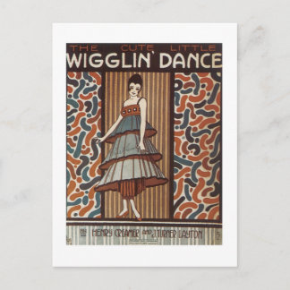 Postal Portada del libro de canciones de Wigglin' Dance V