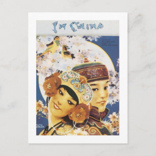 Postal Portada del libro de canciones en China