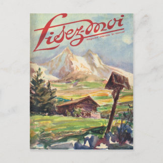 Postal Portada, Lisez-Moi, viaje alpino