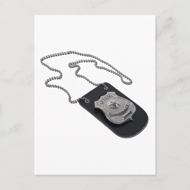 Postal Portadora de cueroInsigniaPolicial120911 (Anverso)