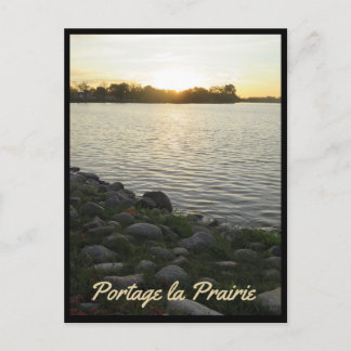 Postal Portage La Prairie - Crescent Lake Sunset 3