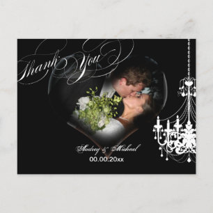 Postal Portarretratos de corazón de araña de PixDezines /