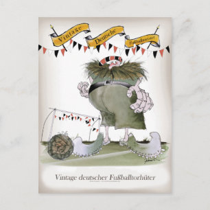 Postal portero alemán vintage