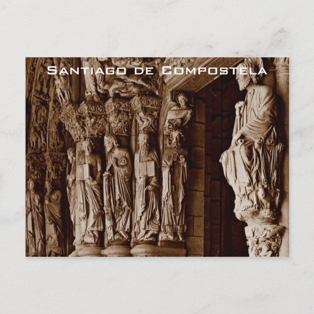 Postal Portico de la Gloria (Anverso)