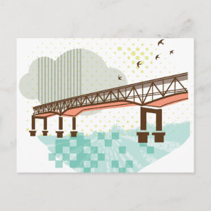 Postal Portland del puente Marquam
