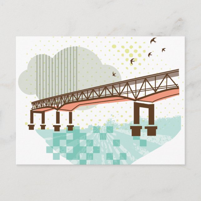 Postal Portland del puente Marquam (Anverso)