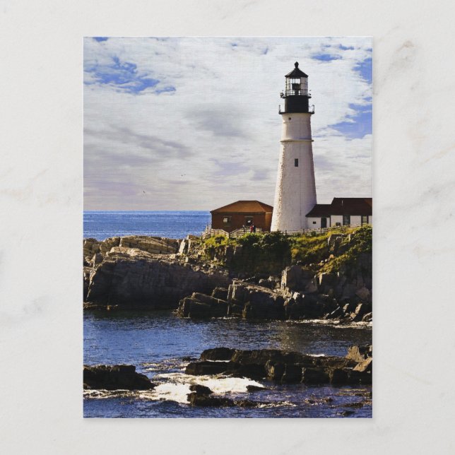 Postal portland Headlight cape elizabeth maine (Anverso)
