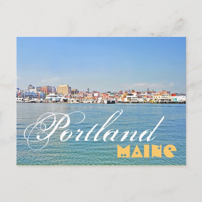 Postal Portland, Maine, EE.UU. (Anverso)