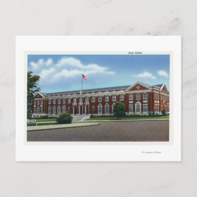 Postal Portland, MaineExterior View of the Post (Anverso)