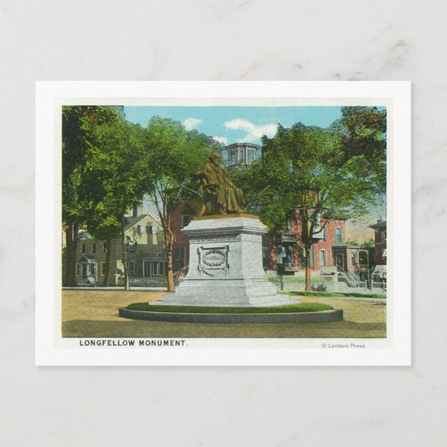 Postal Portland, MaineOverhead View of Portland (Anverso)