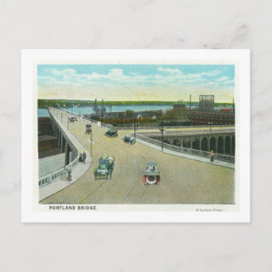 Postal Portland, MaineView del Monumento Longfellow