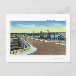 Postal Portland, MaineView del Puente Portland