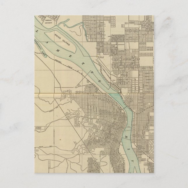 Postal Portland, O (Anverso)