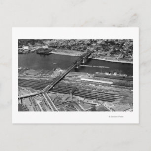 Postal Portland, OR Broadway Bridge and Depot