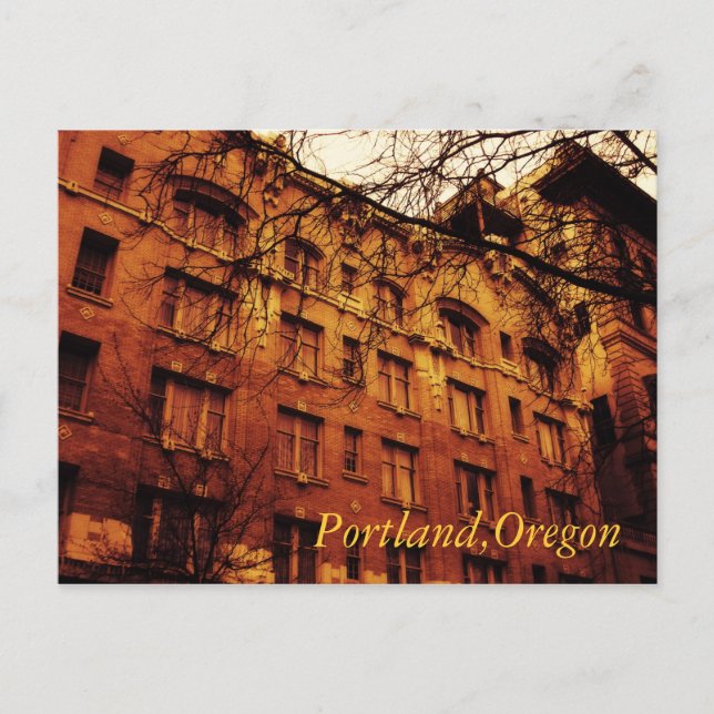 Postal 'Portland, Oregón' (Anverso)