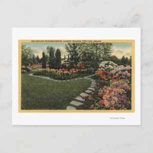 Postal Portland, Oregón - Azaleas y Rododendros