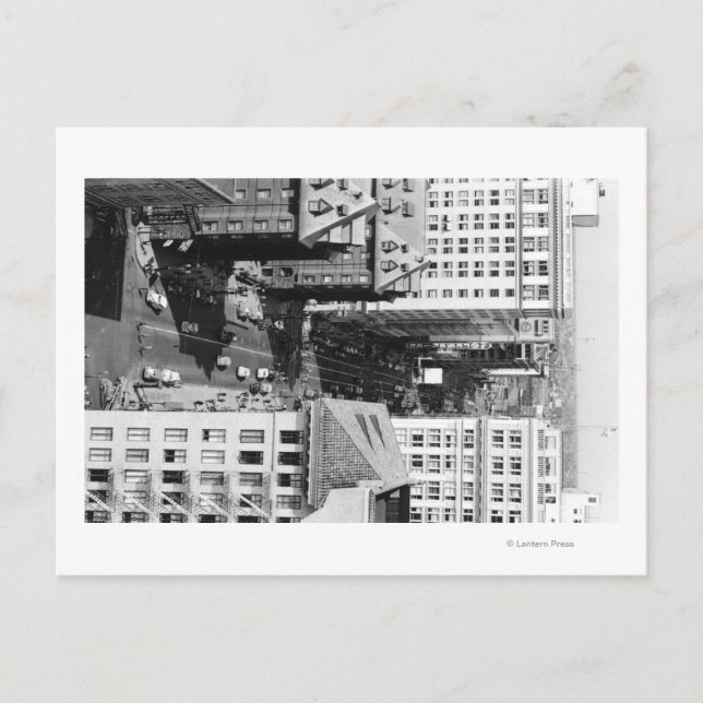 Postal Portland, Oregon City View of 6Avenue (Anverso)