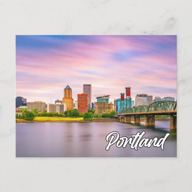 Postal Portland, Oregón, Estados Unidos (Anverso)