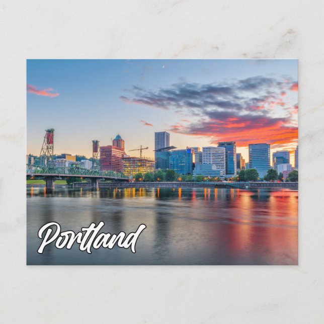 Postal Portland, Oregón, Estados Unidos (Anverso)