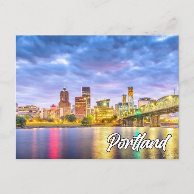 Postal Portland, Oregón, Estados Unidos (Anverso)