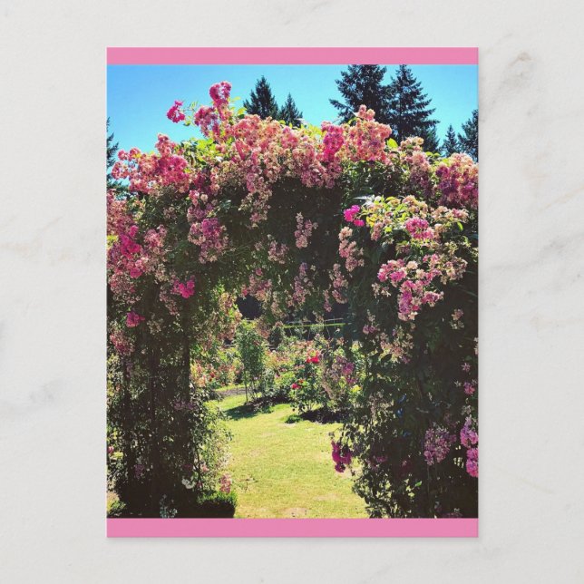 Postal Portland Rosa Garden, OR (Anverso)