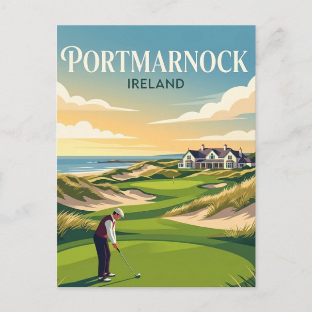 Postal Portmarnock, Irlanda (Anverso)