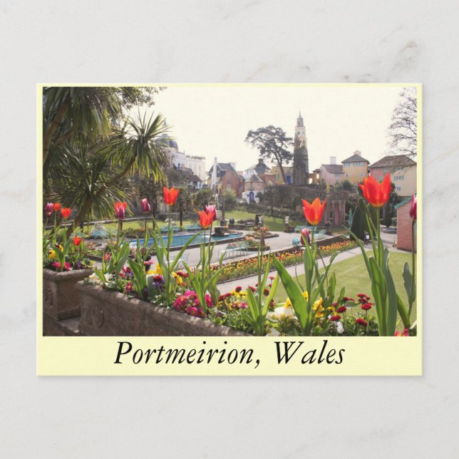 Postal Portmeirion (Anverso)