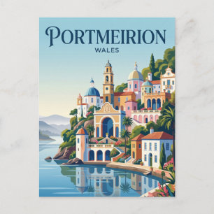 Postal Portmeirion Gales