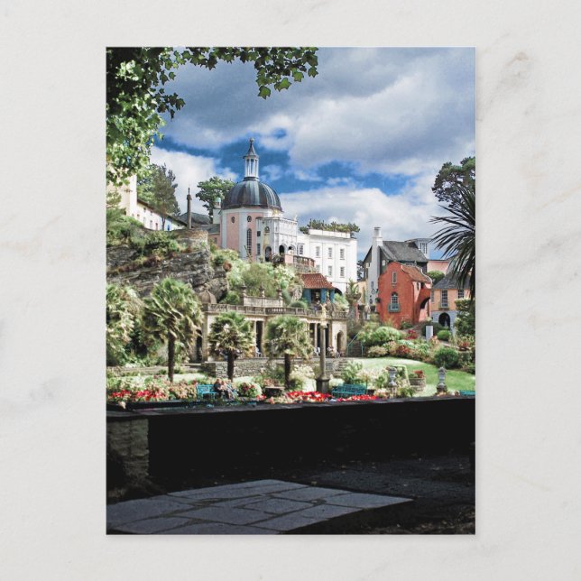 Postal Portmeirion Wales Reino Unido (Anverso)