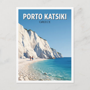 Postal Porto Katsiki, Lefkada Vasiliki Grecia Recuerdo