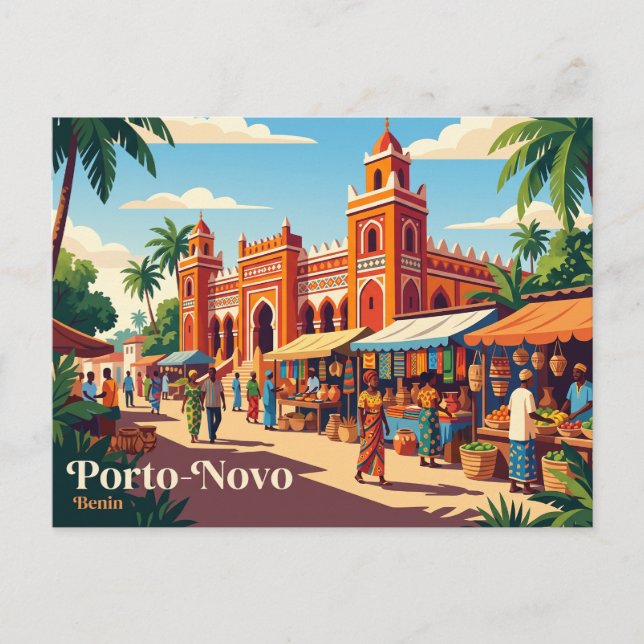 Postal Porto-Novo Benín (Anverso)