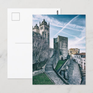 Postal Porto, Portugal. Catedral y el Ayuntamiento Antigu