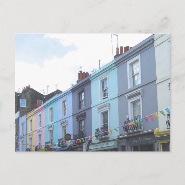 Postal Portobello Road en Londres (Anverso)