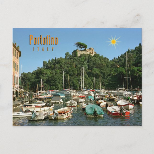 Postal Portofino, Italia (Anverso)