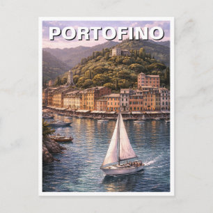 Postal Portofino Italia Viajes