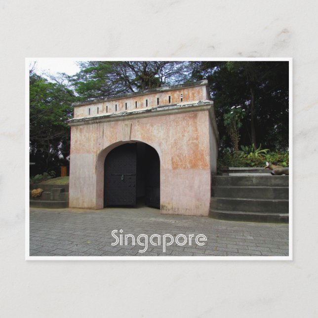 Postal portón de blindaje fuerte (Anverso)