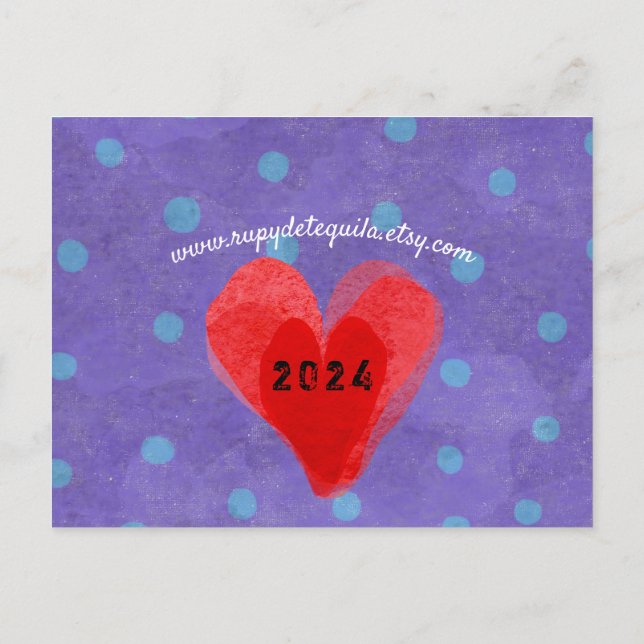 Postal Portrait doll Very Pery 2022  Postcard (Reverso)