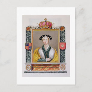 Postal Portrait of Anne of Cleves (1515-57) 4th Queen of