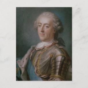 Postal Portrait of Louis XV  King of France