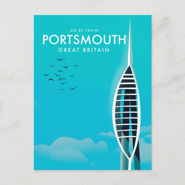 Postal Portsmouth Great British Vacation poster (Anverso)