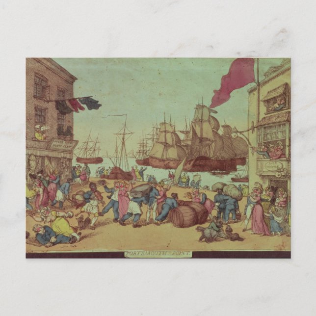 Postal Portsmouth Point, 1811 (Anverso)