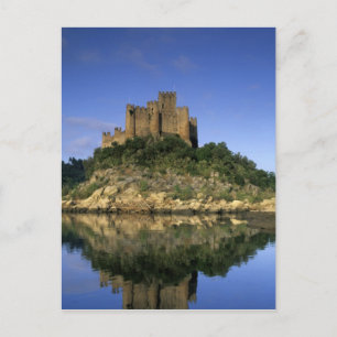 Postal Portugal, Almourol. Castelo do Almourol construido