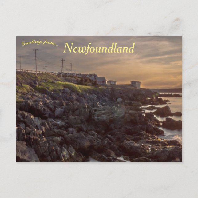 Postal Portugal Cove Terranova Canadá (Anverso)