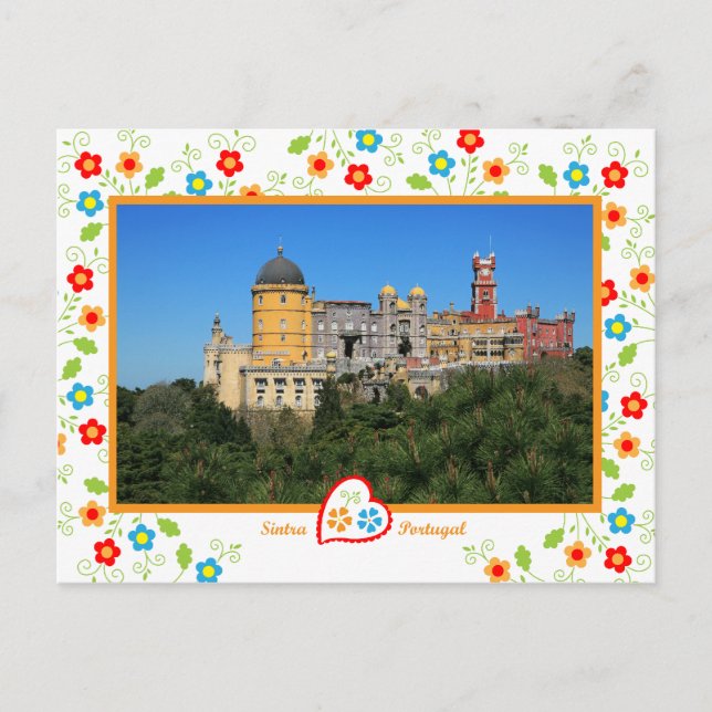 Postal Portugal en fotos - Palacio Penha (Anverso)
